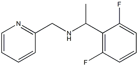 [1-(2,6-difluorophenyl)ethyl](pyridin-2-ylmethyl)amine 구조식 이미지