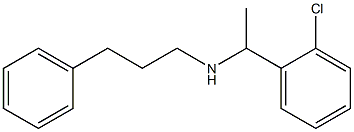 [1-(2-chlorophenyl)ethyl](3-phenylpropyl)amine Structure