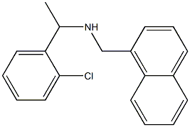 [1-(2-chlorophenyl)ethyl](naphthalen-1-ylmethyl)amine Structure