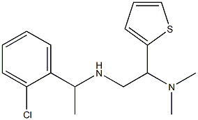 [1-(2-chlorophenyl)ethyl][2-(dimethylamino)-2-(thiophen-2-yl)ethyl]amine Structure
