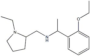 [1-(2-ethoxyphenyl)ethyl][(1-ethylpyrrolidin-2-yl)methyl]amine 구조식 이미지