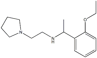 [1-(2-ethoxyphenyl)ethyl][2-(pyrrolidin-1-yl)ethyl]amine 구조식 이미지