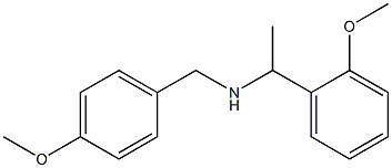 [1-(2-methoxyphenyl)ethyl][(4-methoxyphenyl)methyl]amine 구조식 이미지