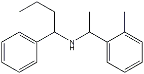 [1-(2-methylphenyl)ethyl](1-phenylbutyl)amine Structure