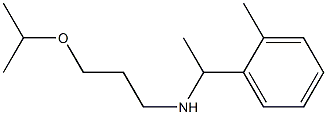 [1-(2-methylphenyl)ethyl][3-(propan-2-yloxy)propyl]amine 구조식 이미지