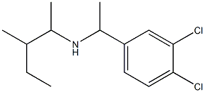 [1-(3,4-dichlorophenyl)ethyl](3-methylpentan-2-yl)amine Structure