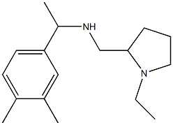 [1-(3,4-dimethylphenyl)ethyl][(1-ethylpyrrolidin-2-yl)methyl]amine Structure