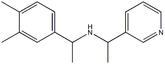 [1-(3,4-dimethylphenyl)ethyl][1-(pyridin-3-yl)ethyl]amine 구조식 이미지