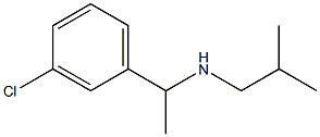 [1-(3-chlorophenyl)ethyl](2-methylpropyl)amine 구조식 이미지