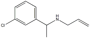 [1-(3-chlorophenyl)ethyl](prop-2-en-1-yl)amine 구조식 이미지