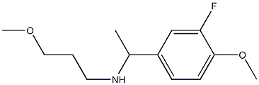 [1-(3-fluoro-4-methoxyphenyl)ethyl](3-methoxypropyl)amine Structure