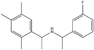 [1-(3-fluorophenyl)ethyl][1-(2,4,5-trimethylphenyl)ethyl]amine 구조식 이미지