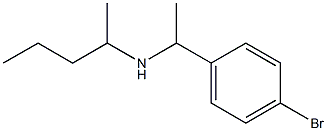 [1-(4-bromophenyl)ethyl](pentan-2-yl)amine Structure