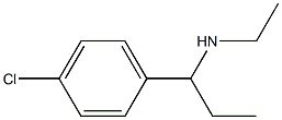 [1-(4-chlorophenyl)propyl](ethyl)amine Structure