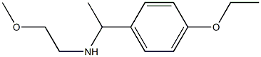 [1-(4-ethoxyphenyl)ethyl](2-methoxyethyl)amine Structure