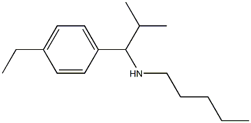 [1-(4-ethylphenyl)-2-methylpropyl](pentyl)amine 구조식 이미지