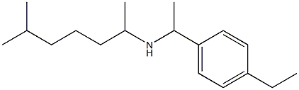 [1-(4-ethylphenyl)ethyl](6-methylheptan-2-yl)amine Structure