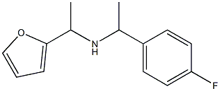 [1-(4-fluorophenyl)ethyl][1-(furan-2-yl)ethyl]amine Structure