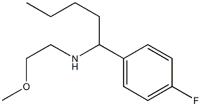 [1-(4-fluorophenyl)pentyl](2-methoxyethyl)amine 구조식 이미지