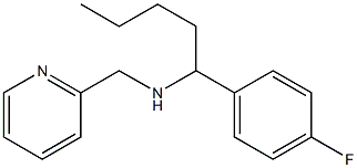 [1-(4-fluorophenyl)pentyl](pyridin-2-ylmethyl)amine Structure