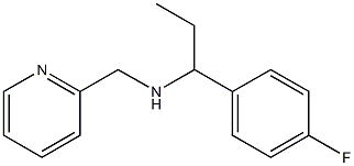 [1-(4-fluorophenyl)propyl](pyridin-2-ylmethyl)amine 구조식 이미지