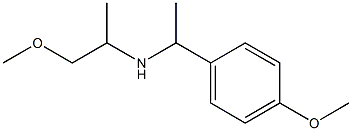 [1-(4-methoxyphenyl)ethyl](1-methoxypropan-2-yl)amine Structure