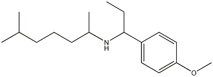 [1-(4-methoxyphenyl)propyl](6-methylheptan-2-yl)amine 구조식 이미지