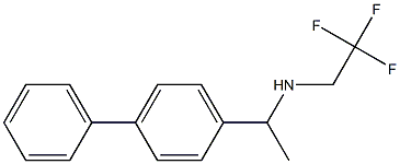 [1-(4-phenylphenyl)ethyl](2,2,2-trifluoroethyl)amine 구조식 이미지