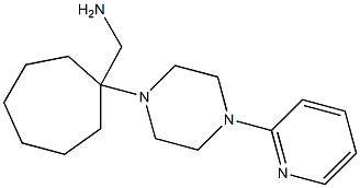 [1-(4-pyridin-2-ylpiperazin-1-yl)cycloheptyl]methylamine 구조식 이미지