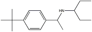 [1-(4-tert-butylphenyl)ethyl](pentan-3-yl)amine Structure