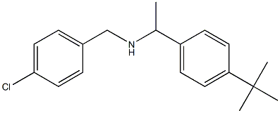 [1-(4-tert-butylphenyl)ethyl][(4-chlorophenyl)methyl]amine 구조식 이미지