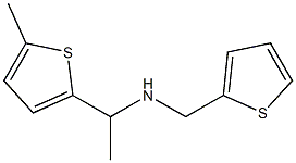 [1-(5-methylthiophen-2-yl)ethyl](thiophen-2-ylmethyl)amine Structure