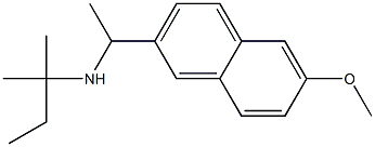 [1-(6-methoxynaphthalen-2-yl)ethyl](2-methylbutan-2-yl)amine 구조식 이미지