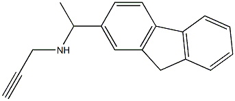 [1-(9H-fluoren-2-yl)ethyl](prop-2-yn-1-yl)amine Structure