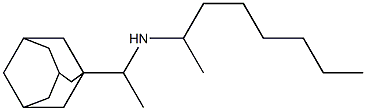 [1-(adamantan-1-yl)ethyl](octan-2-yl)amine Structure