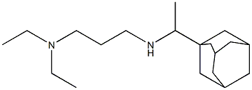 [1-(adamantan-1-yl)ethyl][3-(diethylamino)propyl]amine 구조식 이미지