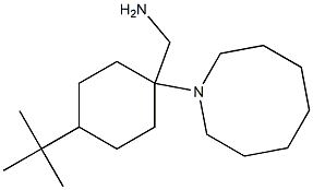 [1-(azocan-1-yl)-4-tert-butylcyclohexyl]methanamine 구조식 이미지