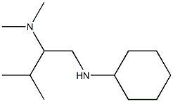 [1-(cyclohexylamino)-3-methylbutan-2-yl]dimethylamine Structure