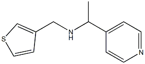 [1-(pyridin-4-yl)ethyl](thiophen-3-ylmethyl)amine 구조식 이미지