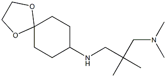 [2-({1,4-dioxaspiro[4.5]decan-8-ylamino}methyl)-2-methylpropyl]dimethylamine Structure