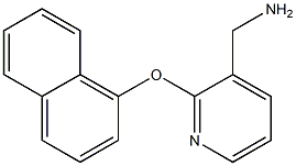 [2-(1-naphthyloxy)pyridin-3-yl]methylamine 구조식 이미지