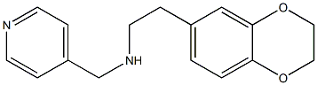 [2-(2,3-dihydro-1,4-benzodioxin-6-yl)ethyl](pyridin-4-ylmethyl)amine 구조식 이미지