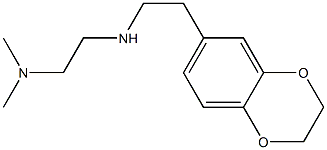 [2-(2,3-dihydro-1,4-benzodioxin-6-yl)ethyl][2-(dimethylamino)ethyl]amine 구조식 이미지