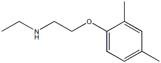 [2-(2,4-dimethylphenoxy)ethyl](ethyl)amine Structure