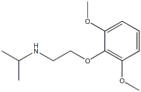 [2-(2,6-dimethoxyphenoxy)ethyl](propan-2-yl)amine 구조식 이미지