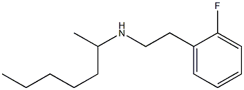 [2-(2-fluorophenyl)ethyl](heptan-2-yl)amine Structure