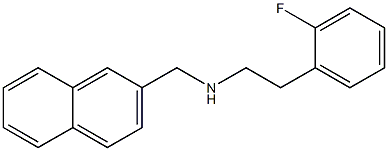 [2-(2-fluorophenyl)ethyl](naphthalen-2-ylmethyl)amine 구조식 이미지