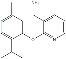 [2-(2-isopropyl-5-methylphenoxy)pyridin-3-yl]methylamine Structure