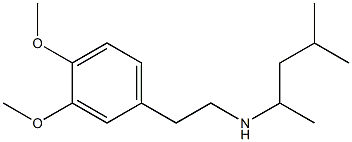 [2-(3,4-dimethoxyphenyl)ethyl](4-methylpentan-2-yl)amine Structure