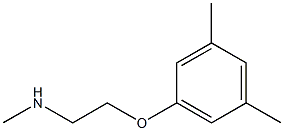 [2-(3,5-dimethylphenoxy)ethyl](methyl)amine Structure